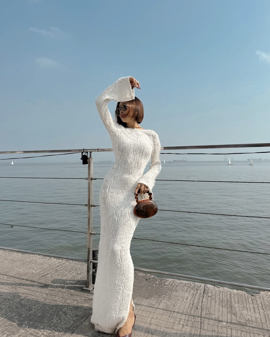 Additional image for Oval Orange with 9 balls handle